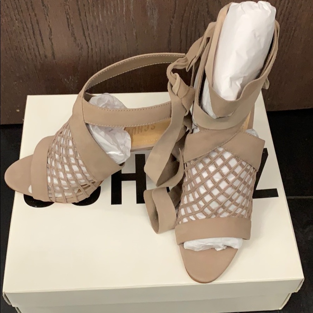 Schultz Tie up stiletto shoes